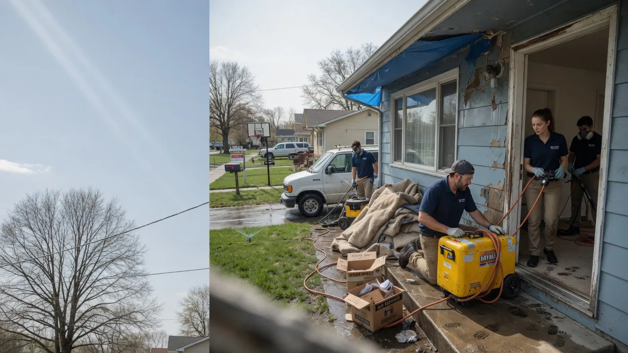 Basement Flood Cleanup in Sharpsville, IN near me
